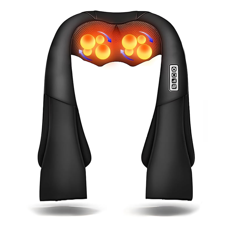 ZENART Masajeador Shiatsu para Hombros, Espalda y Cuello con Calor El…