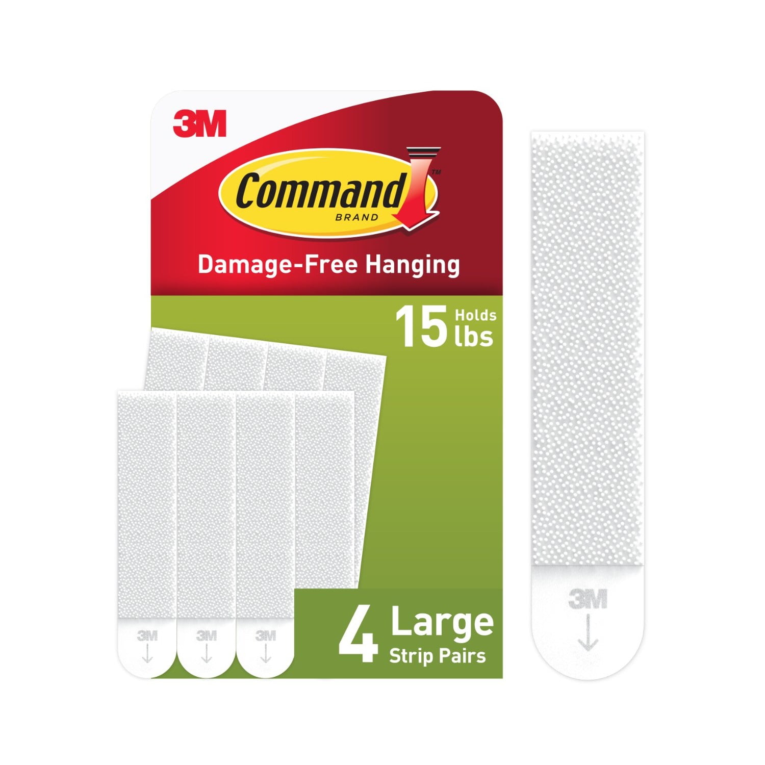 Command Large Picture Hangers White Damage Free Hanging 4 P…