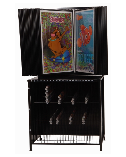 60 Title (30 Wings) Rolled Poster Rack