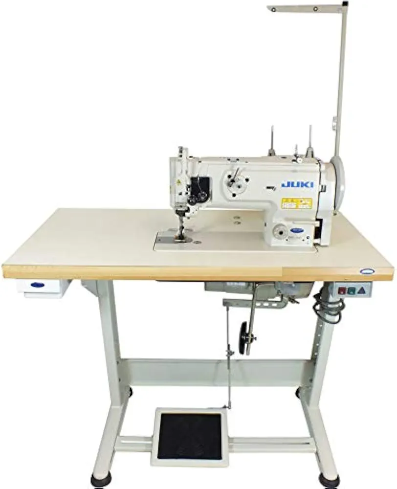 Juki DNU-1541S Industrial Sewing w/Safety Mechanism DNU 1541 Walking Foot Needle Feed,servo Motor,Table,lamp. DIY.