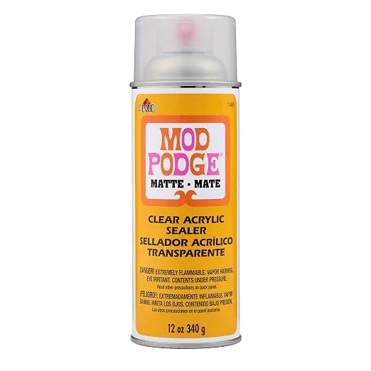 Mod Podge - 1469 Sellador acrílico transparente, 12 ounce, Mate
