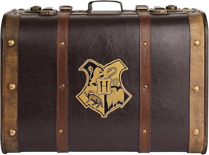 Baúl de la Escuela Hogwarts de Harry Potter, 17.5" Cofre de Almacenamiento Decorativo