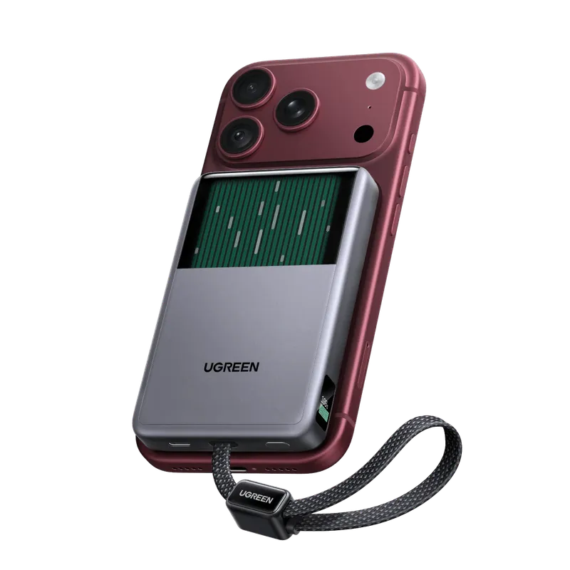 UGREEN MagFlow Pro 10000mAh Qi2 25W Power Bank Magnético con Enfriamiento Líquido