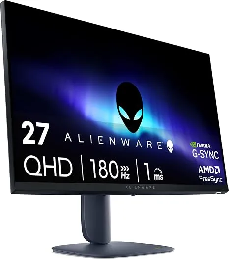 Monitor gamer Alienware 27 AW2725DM, WQHD Fast IPS, 180Hz, G-SYNC, VESA